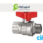 شیر توپی رو پیچ تو پیچ سیم ایتالیا  ۳۰۱/۱۶NPT_PN۸۰