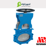 شیر فلکه کشویی چاقویی چدنی pn۱۰/pn۱۶، میراب